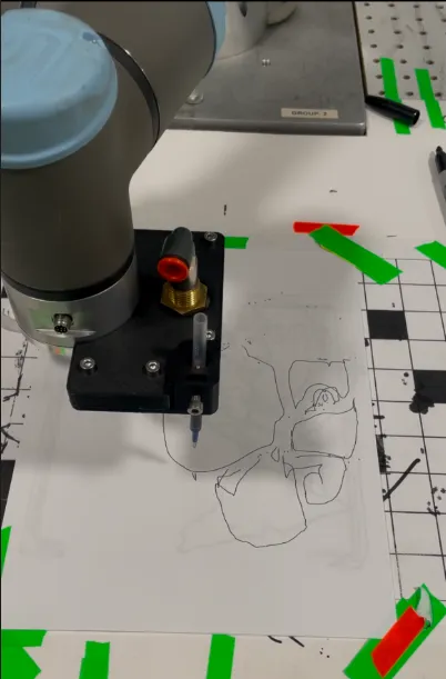 UR3 Robot Arm — Image Processing and Drawing